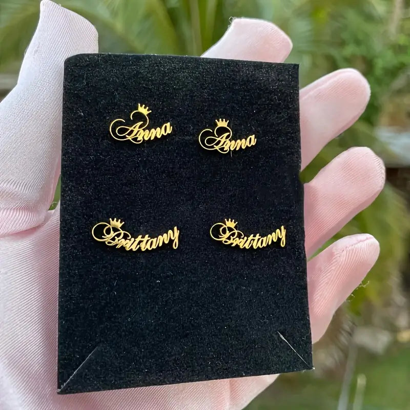 Maxi Hoops with Classic Name