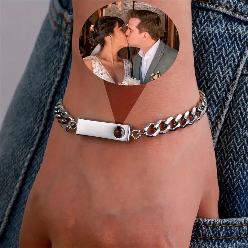 PRE ORDEN - PULSERA CON FOTO PROYECCION