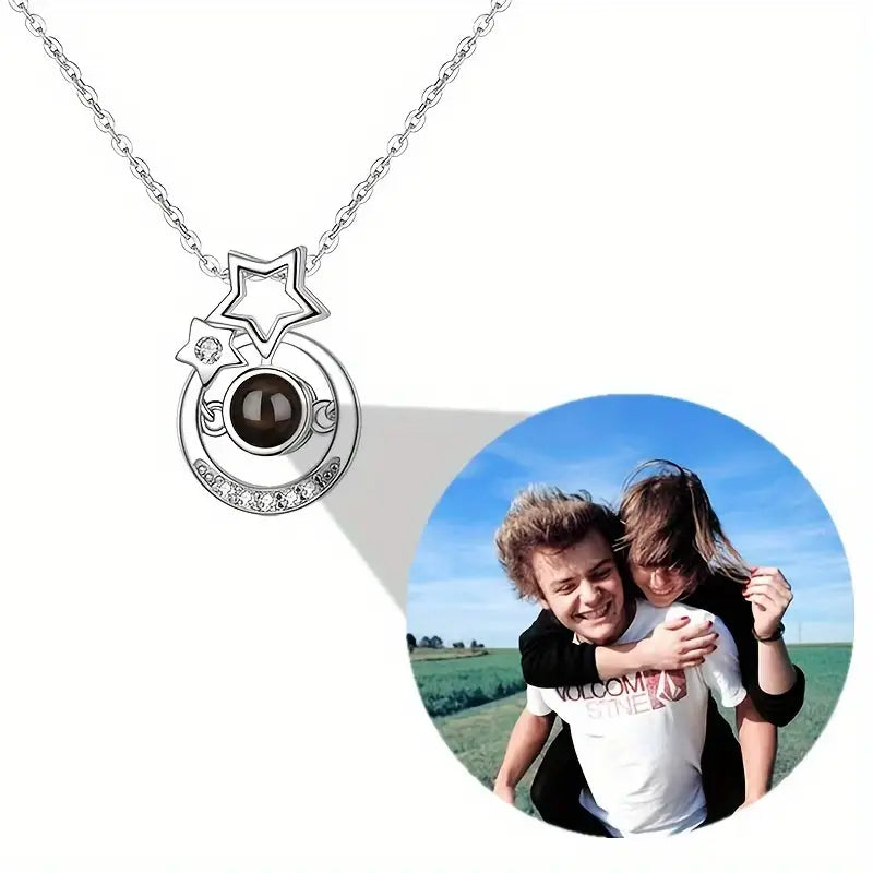 PRE ORDEN - COLLAR CORAZON CON FOTO PROYECCION