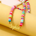 COLLAR CON NOMBRE Y FIMO