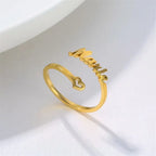 ANILLO CON NOMBRE Y CORAZÓN