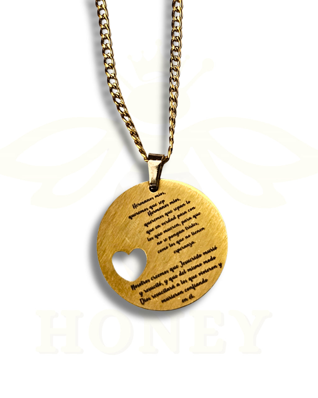 Foto-geëtste plaatketting