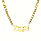COLLAR CON NOMBRE + MARCO MARIPOSA