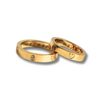 DUO DE ANILLOS CORAZON Y CIRCONES - ULTIMAS TALLAS