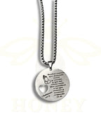 Foto-geëtste plaatketting