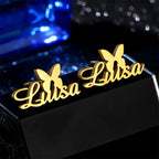 Maxi Hoops with Classic Name