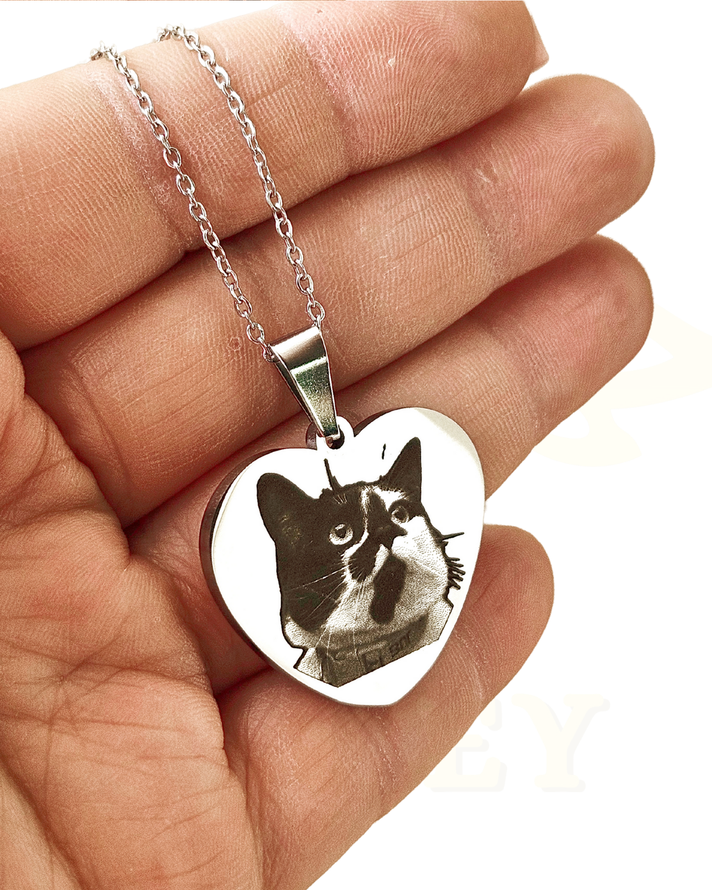 Foto-geëtste ketting