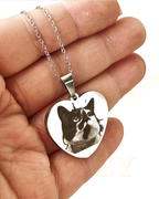 Foto-geëtste ketting