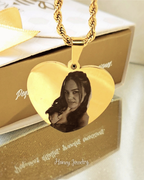 Foto-geëtste ketting