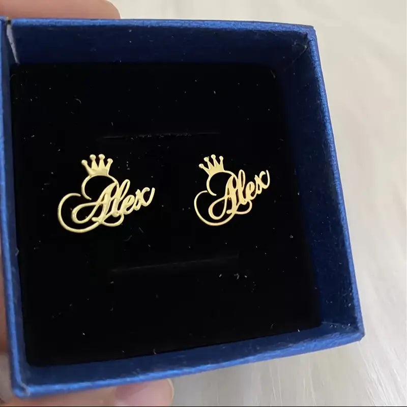 Maxi Hoops with Classic Name