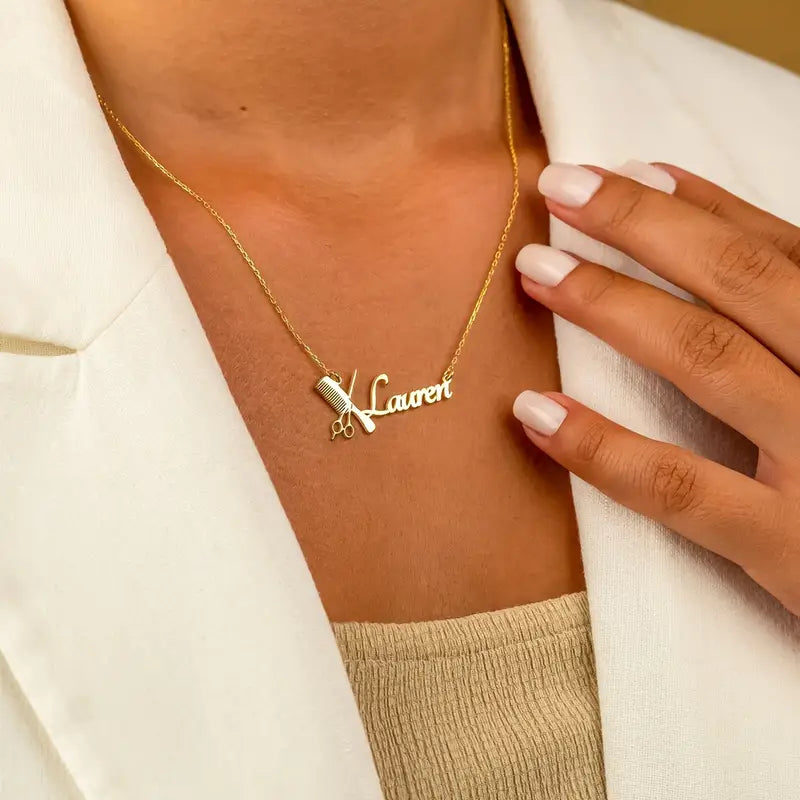COLLAR CLASICO CON NOMBRE PELUQUERA