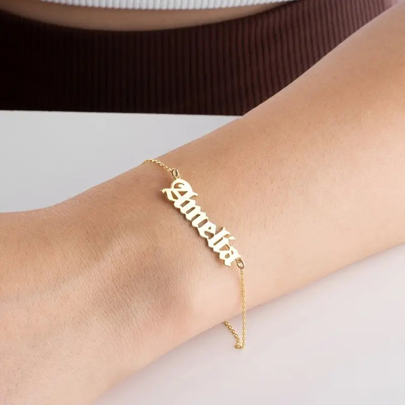 PULSERA CON NOMBRE OLD LONDON