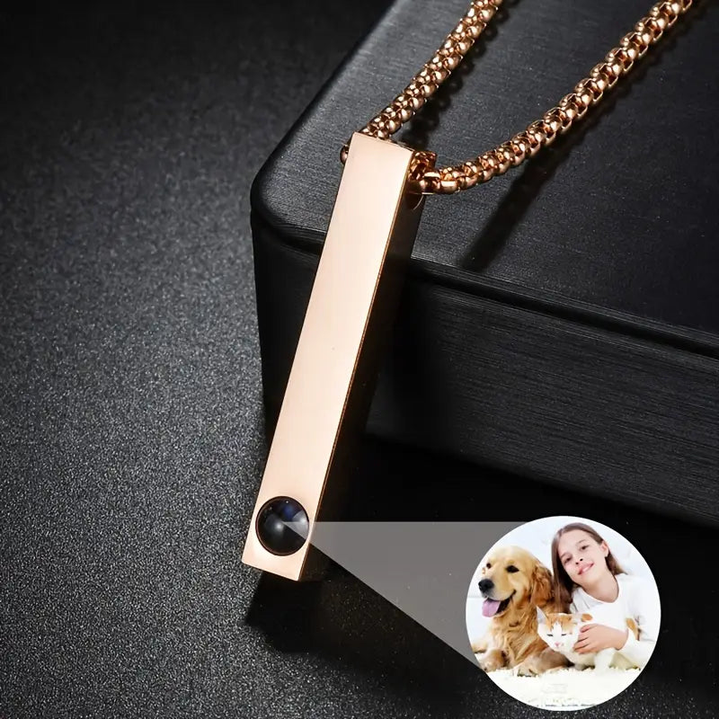 PRE ORDEN - COLLAR BARRITA CON FOTO PROYECCION