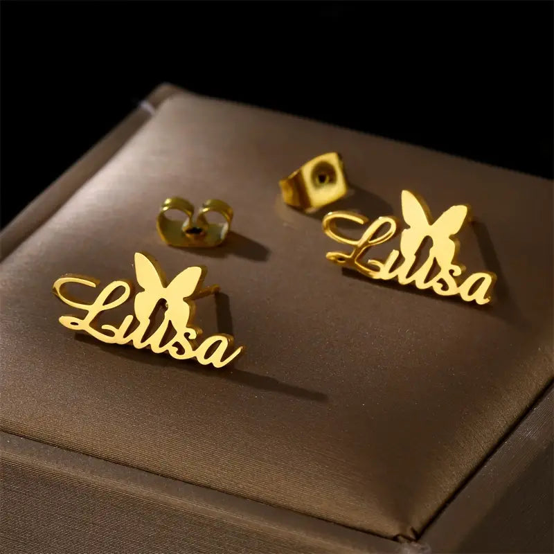 Maxi Hoops with Classic Name