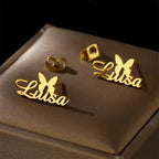 Maxi Hoops with Classic Name