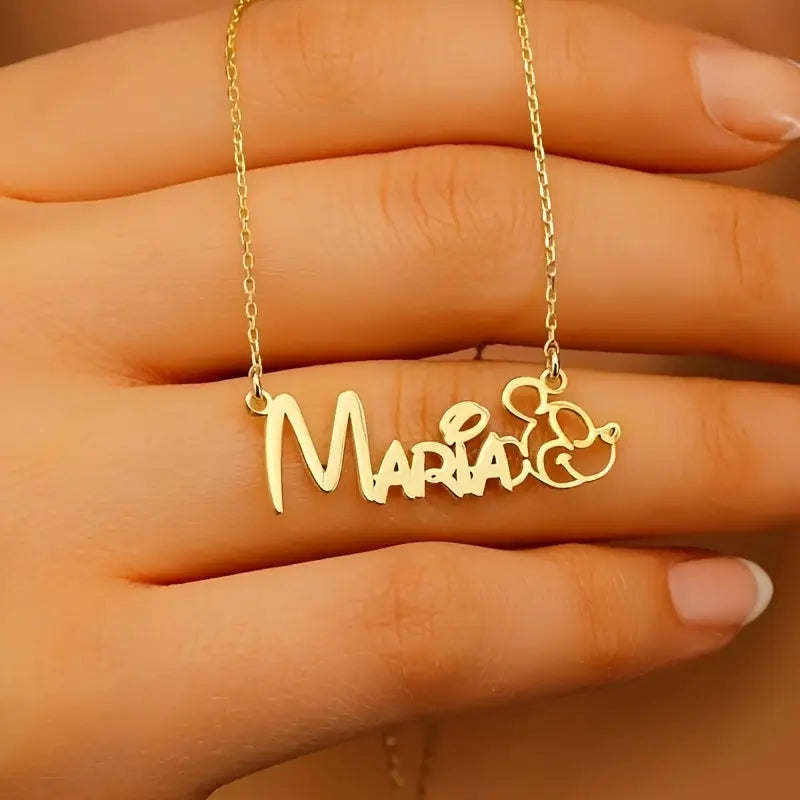 COLLAR CON NOMBRE MICKEY