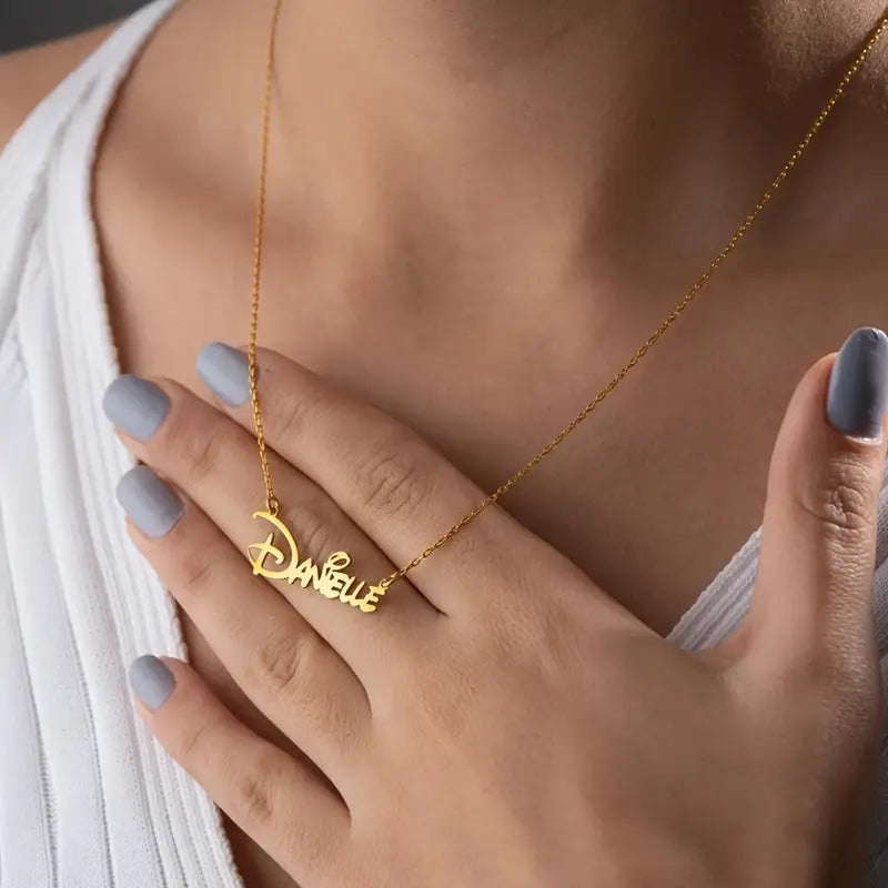 COLLAR CON NOMBRE LETRA DISNEY