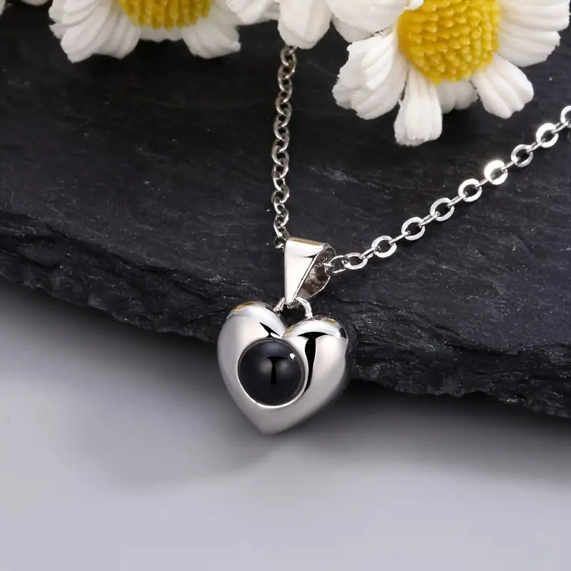 PRE ORDEN - COLLAR CORAZÓN CON FOTO PROYECCION