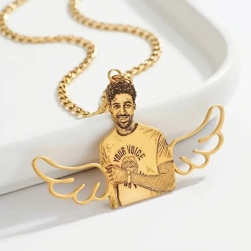 COLLAR FOTOGRABADO Y ALAS