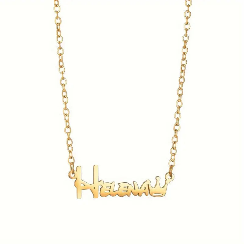 COLLAR CON NOMBRE CON CORONITA