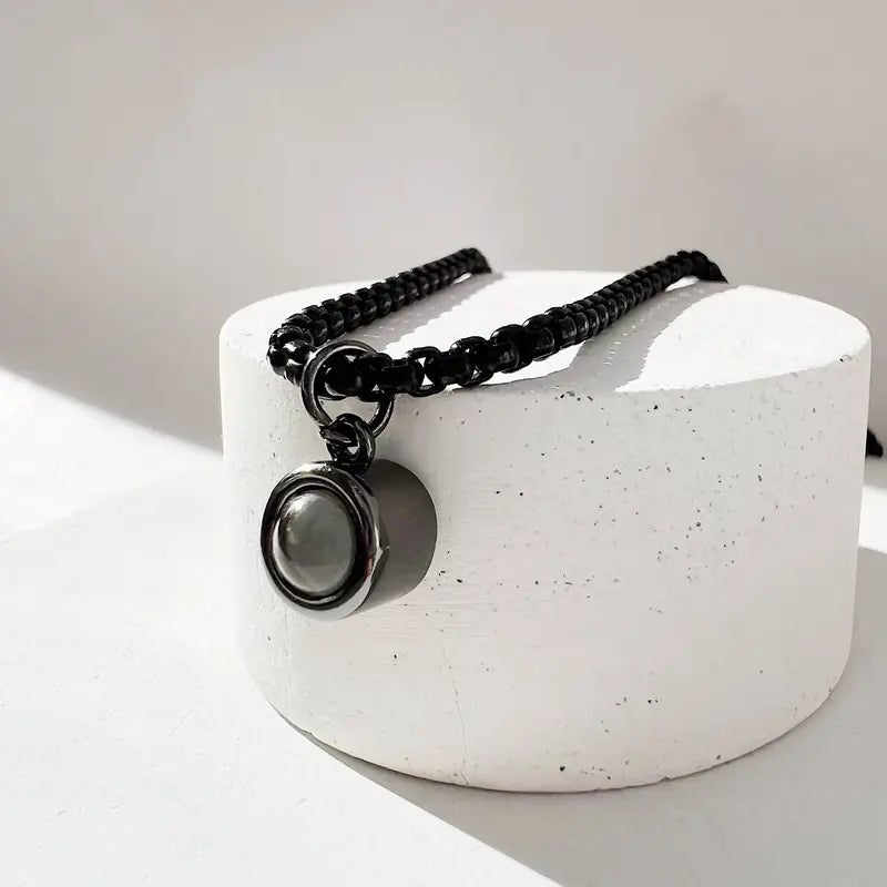 PRE ORDEN - COLLAR REDONDO CON FOTO PROYECCION