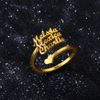 ANILLO CON TRES NOMBRES