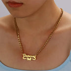 COLLAR CON NOMBRE + MARCO MARIPOSA