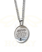 Foto-geëtste plaatketting