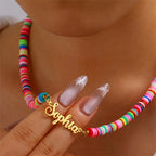 COLLAR CON NOMBRE Y FIMO