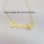 COLLAR CON NOMBRE Y MARIQUITA