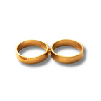 Couple rings "you are my sunshine"