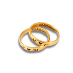 DUO DE ANILLOS PARA PAREJA PERSONALIZADOS
