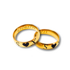 DUO DE ANILLOS PARA PAREJA PERSONALIZADOS
