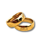 DUO DE ANILLOS PARA PAREJA PERSONALIZADOS
