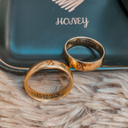 DUO DE ANILLOS PARA PAREJA PERSONALIZADOS