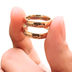 DUO DE ANILLOS PARA PAREJA PERSONALIZADOS