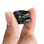 Zwarte gladde koppelringen