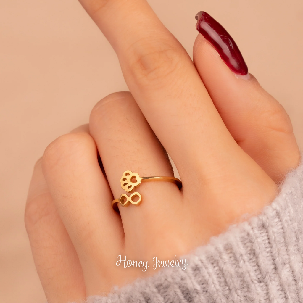 Infinity Footprint Ring