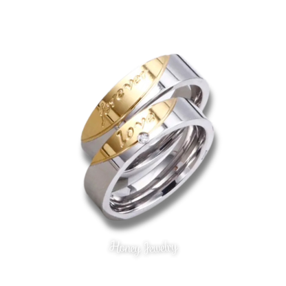 (Pre orden) Anillos para pareja LOVE FOREVER