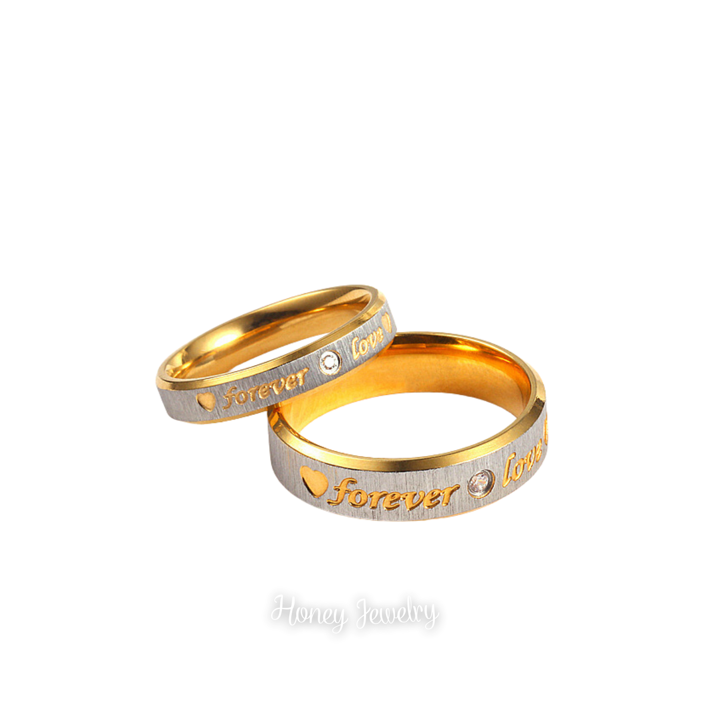 (Pre orden) Anillos para pareja LOVE FOREVER