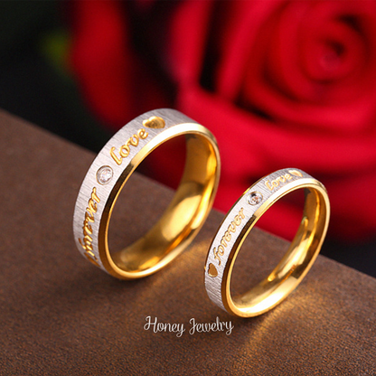 (Pre orden) Anillos para pareja LOVE FOREVER