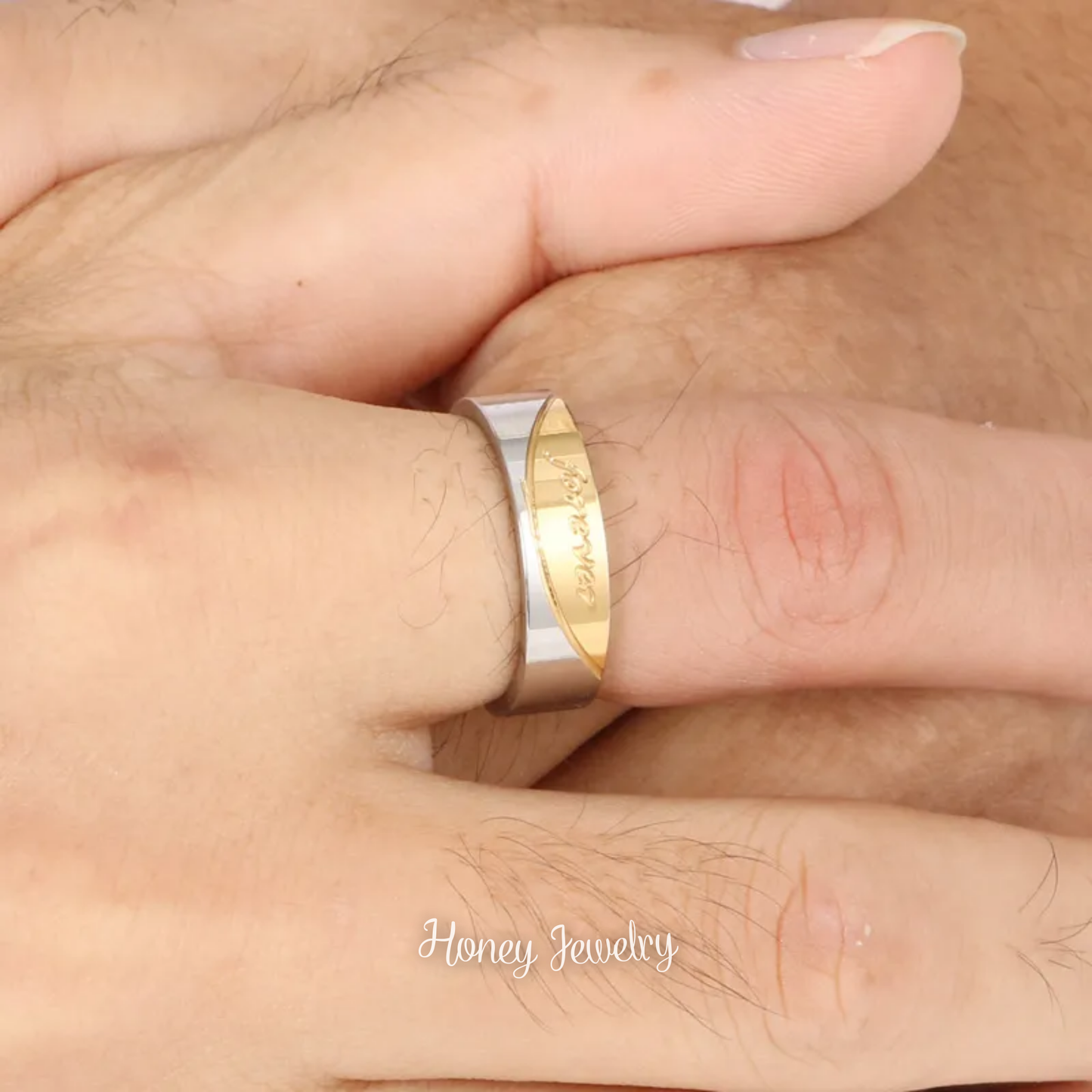 (Pre orden) Anillos para pareja LOVE FOREVER