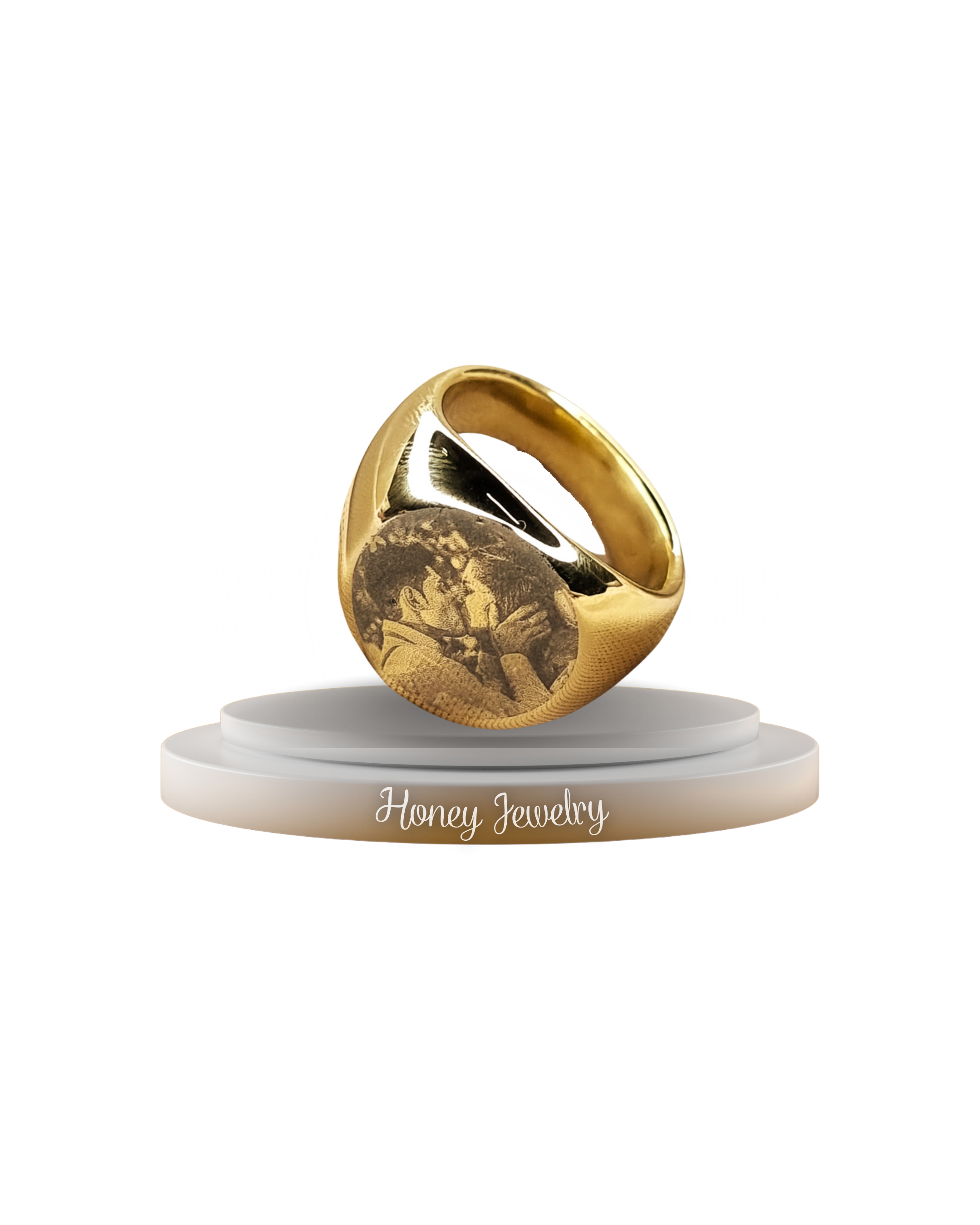 Anillo tipo sello  (últimas tallas)