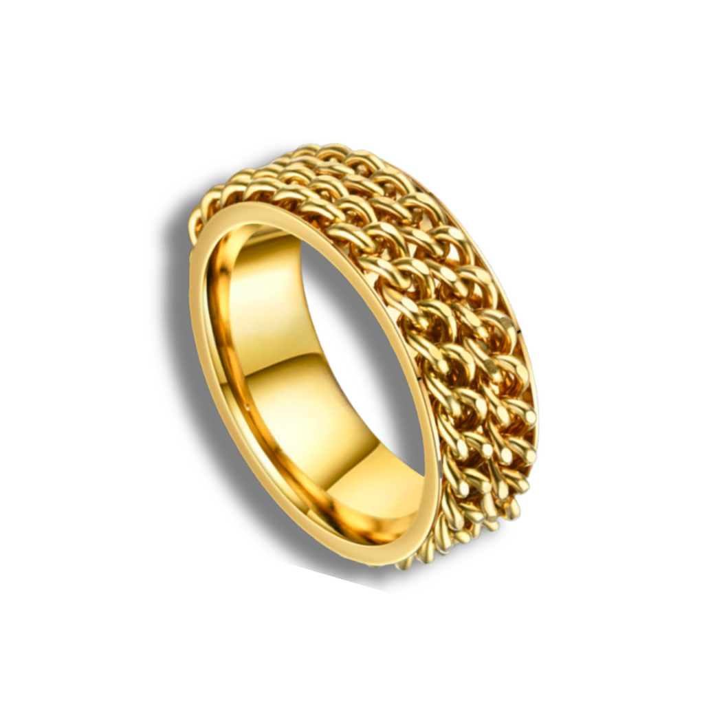 ANILLO ANTIESTRES CON CADENA GIRATORIA