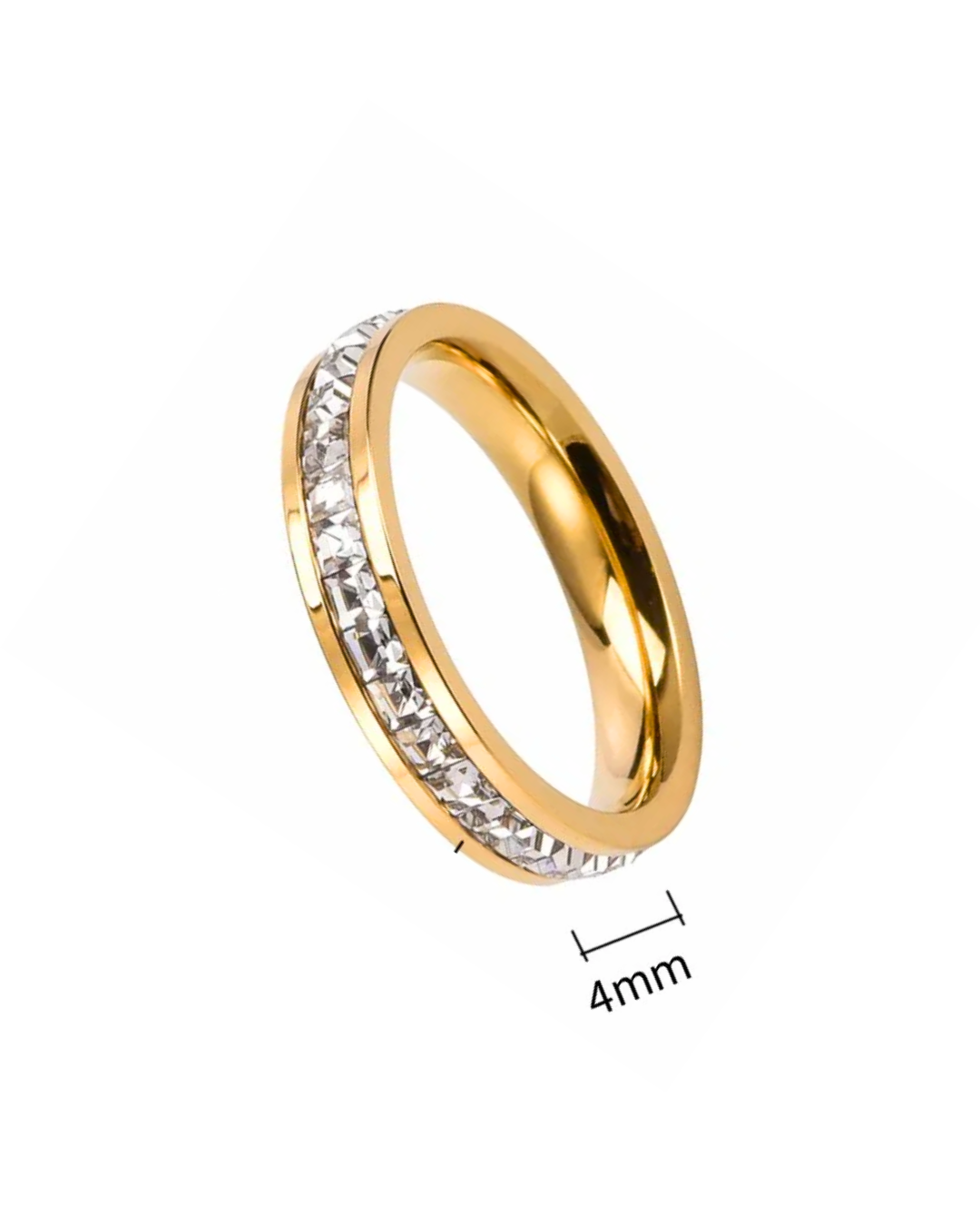 ANILLO DE PROMESA CHURRUMBELA CIRCONES CUADRADOS