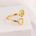 Heart Print Ring