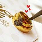 DUO DE ANILLOS CON HUELLAS DACTILARES