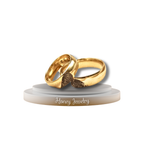 DUO DE ANILLOS CON HUELLAS DACTILARES