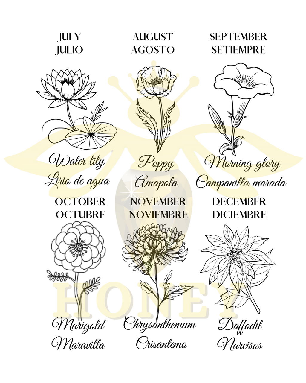 Geboorte bloem ketting