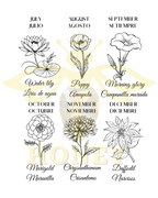 Geboorte bloem ketting